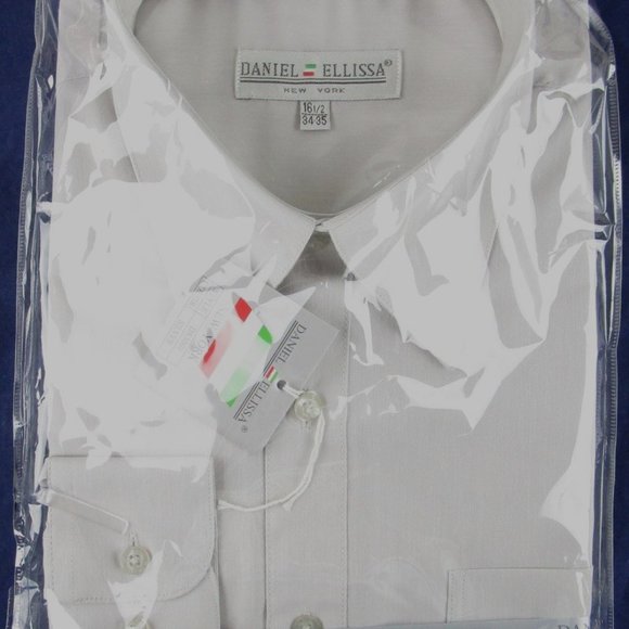 DANIEL ELLISSA BASIC DRESS SHIRT W/ CONVERTIBLE CUFF DS3001 HUNTER GREEN
